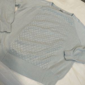 525 America Blue White Sweater